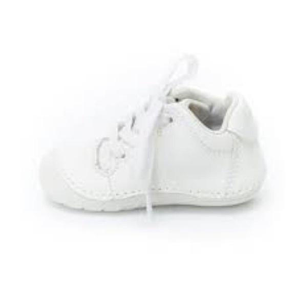 Stride Rite White Baby Walker Shoes Lightweight Design - Picture 3 of 3